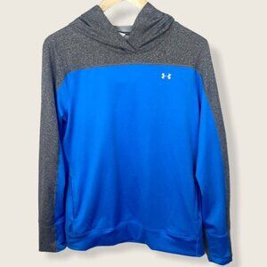Under Armour Colorblock Hoodie Sweatshirt Size Medium Sweat Wicking Thumbholes M
